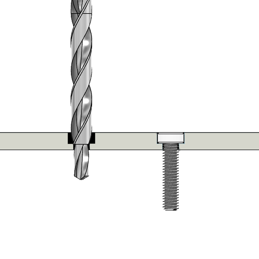 23-606-SD STEP DRILL 7MM-10MM FOR M6 SCREW